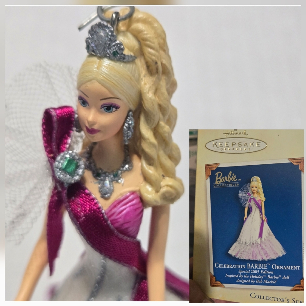 Celebration Barbie Special Edition Holiday Barbie Bob Mackie Series Ornament '05